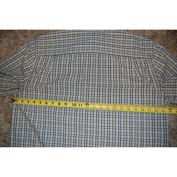 Carhartt Relaxed Fit Short Sleeve Button Up Shirt Men's Size Large Plaid - Picture 6 of 6